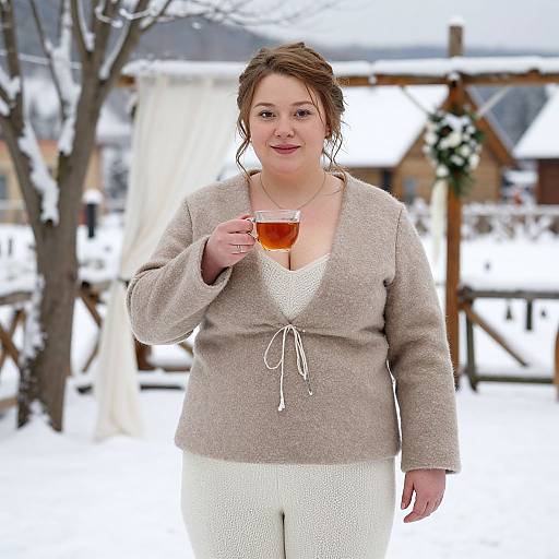 Cozy Rustic Winter Wedding Guest