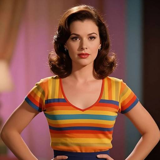 Confident Woman in Cinematic Setting