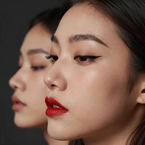 Striking Close-Up of Two Women