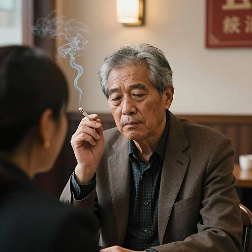 Cigarette Break: A Moment of Thought