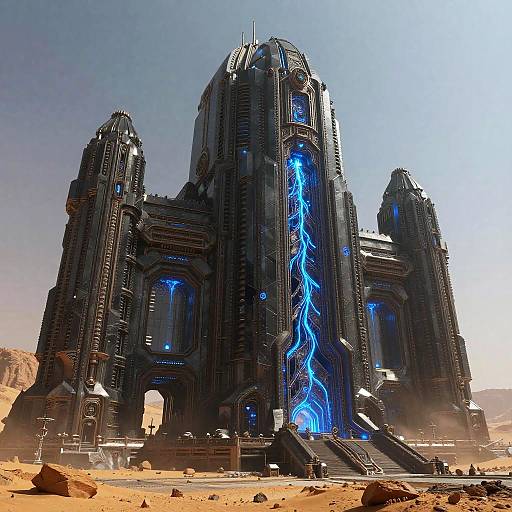 Colossal Dark Crystal Sci-Fi Fortress