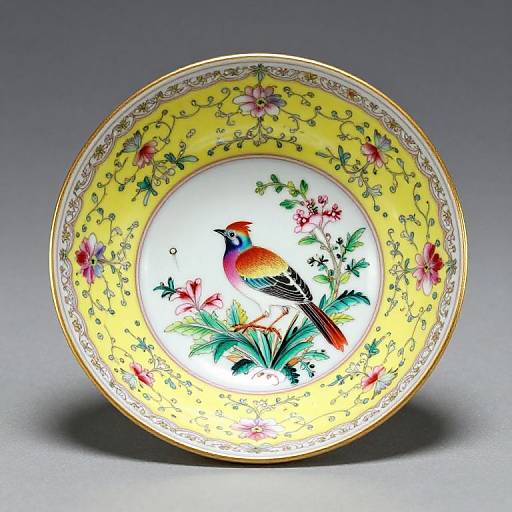 Vibrant Famille-Rose Porcelain Bowl