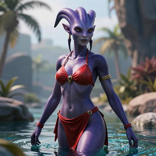 Dynamic Twilek Oasis Portrait