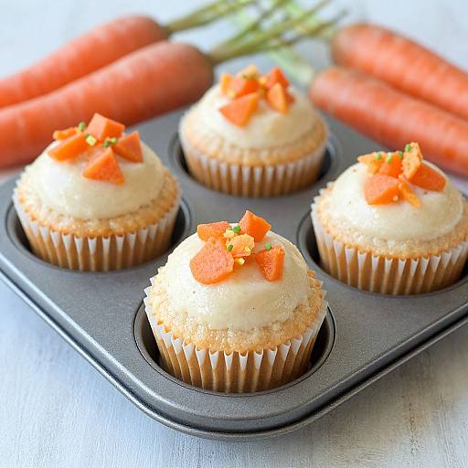 Carrot Ginger Cupcakes Recipe