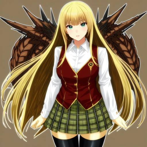 Illustration of Anne (shingeki no bahamut), shingeki no bahamut in the style of Konnyaku (kk-monmon)