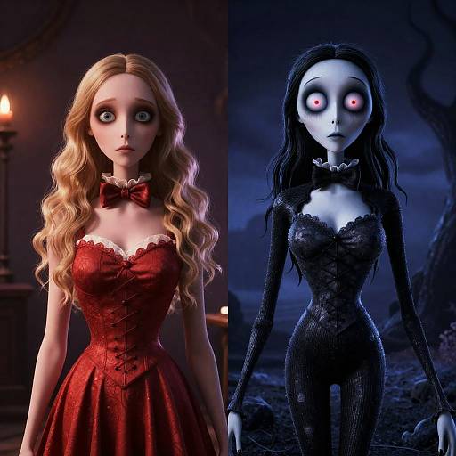 Surreal Hot vs Cold Photo Contrast