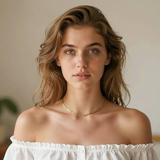 Serene Portrait of a Young Woman