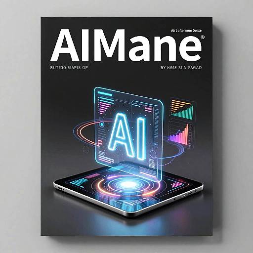 Cutting-Edge AI Interface Magazine Cover