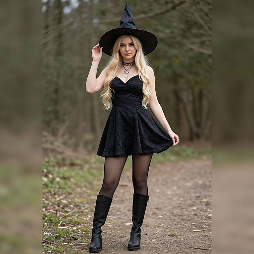 Realistic Sorceress Costume Portrait