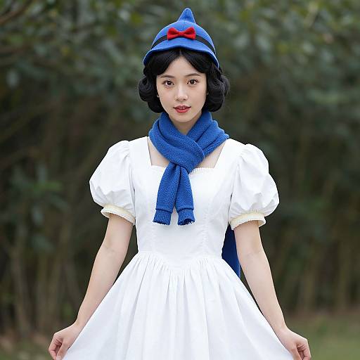 Elegant Snow White Costume for Adults