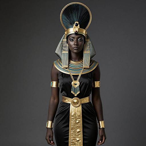 Black Egyptian Goddess Costume