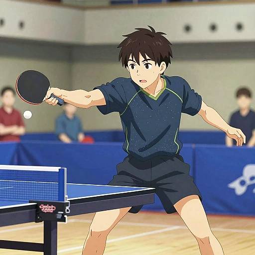 Teen Table Tennis in Mitsuru Adachi Style