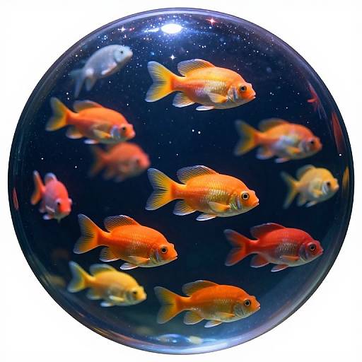 Surreal Starry Underwater Sphere