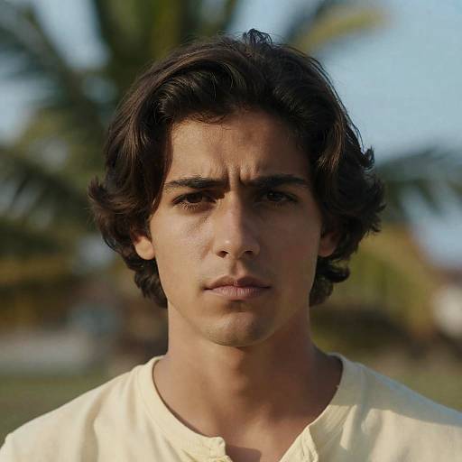 Portrait of a Young Man Outdoors