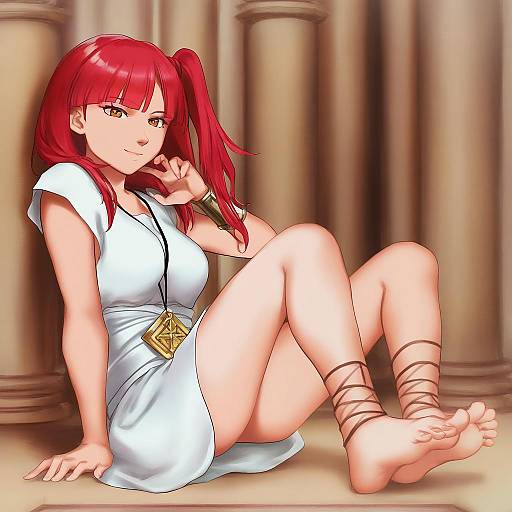 Illustration of Morgiana, magi the labyrinth of magic in the style of Elizabeth (tomas21)