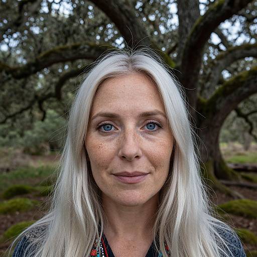 Mystical Native American Woman Portrait