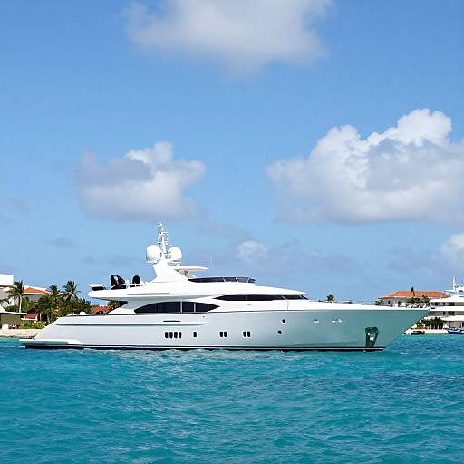 Superyachts in Simpson Bay St Maarten
