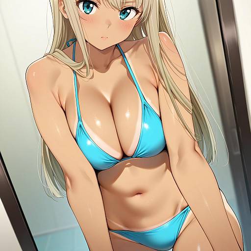 Illustration of Alessandra susu, tokyo 7th sisters in the style of Ramanda