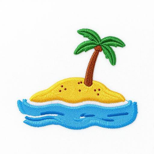 Embroidered Island Patch
