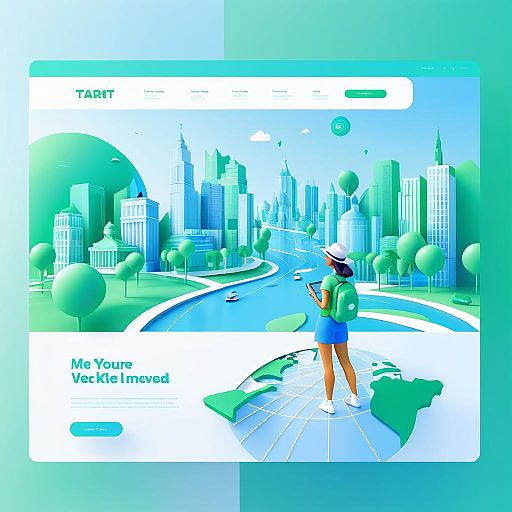 Minimalist Travel Guide Homepage Design Minimalist Travel Guide Homepage Design