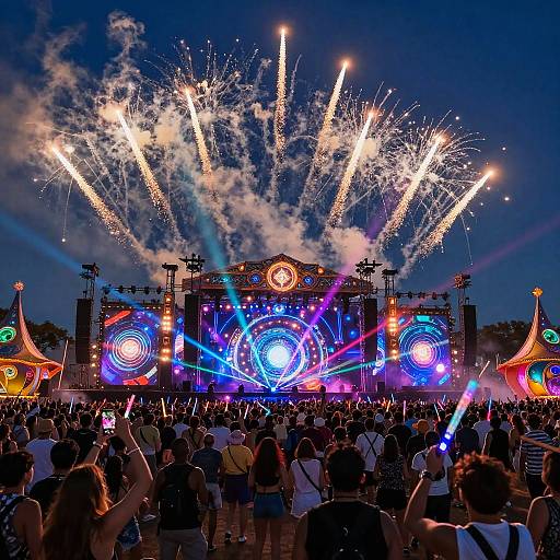 Tomorrowland Festival Dynamic Light Show