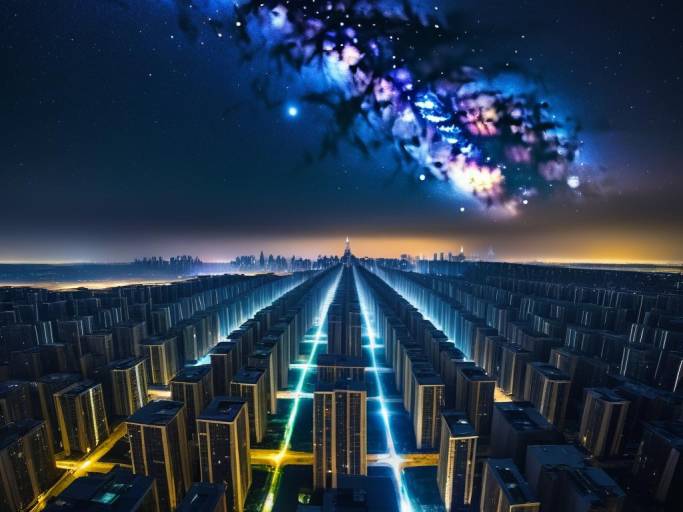 Award-Winning Dystopian Night Cityscape