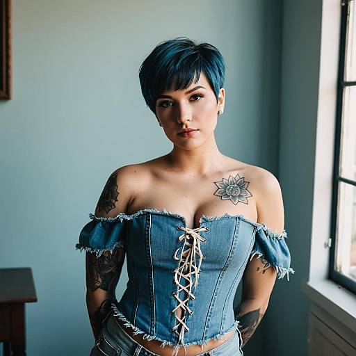 Intimate Fashion Portrait of a Woman