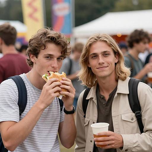 Outdoor Festival Fun with Friends