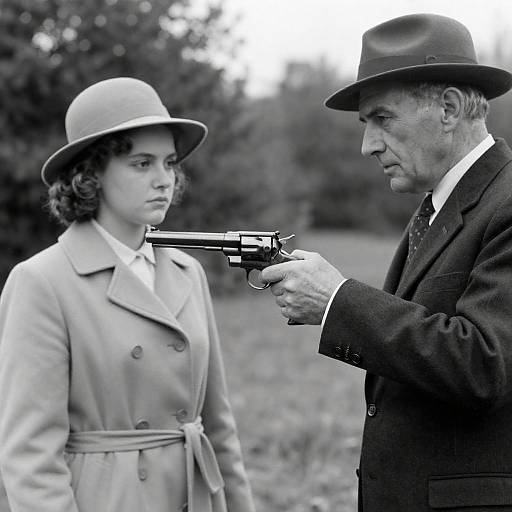 Intense Instruction in a Vintage Scene