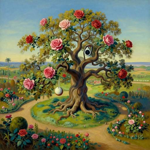Surreal Dali-Inspired Enchanting Garden
