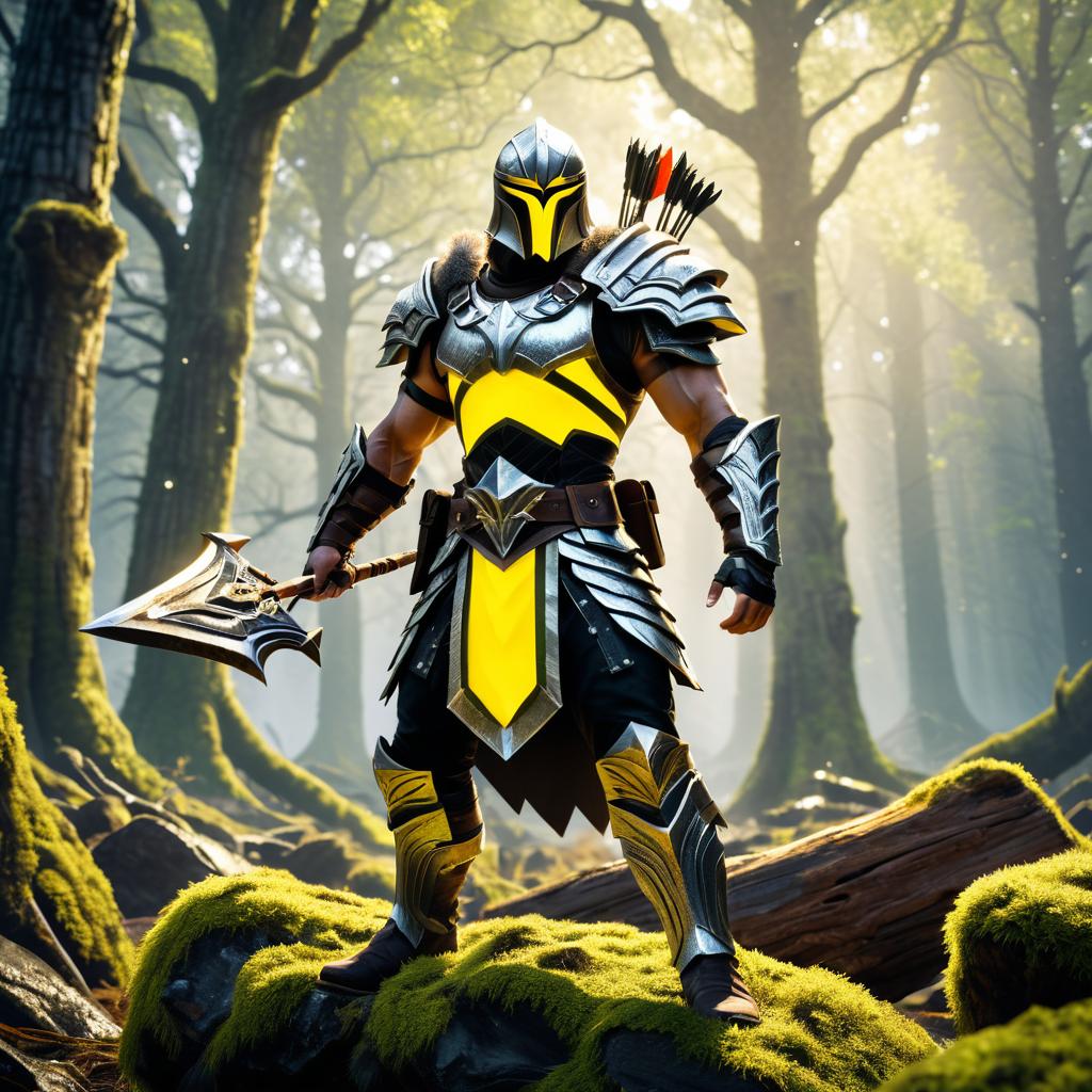 Epic Avian Ranger in Enchanted Armor