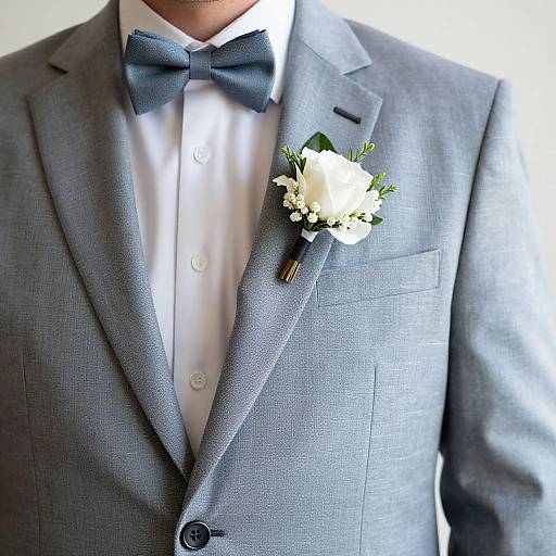 Stylish Muscular Man with Boutonniere
