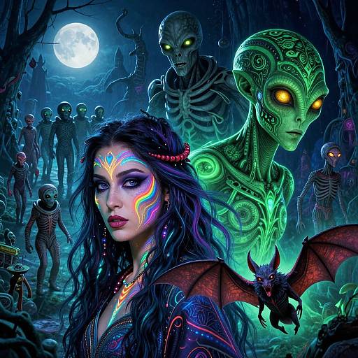 Surreal Paranormal and Alien Montage