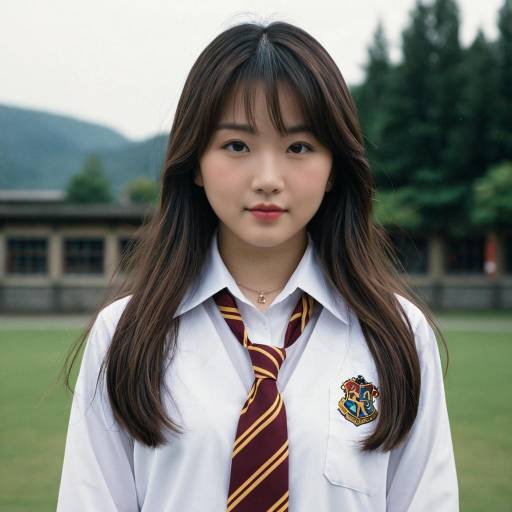 Realistic Cho Chang in School Uniform