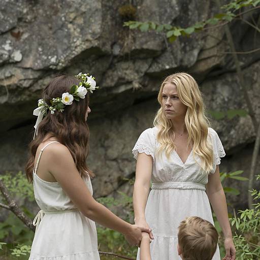 Determined Women in Enchanted Forest