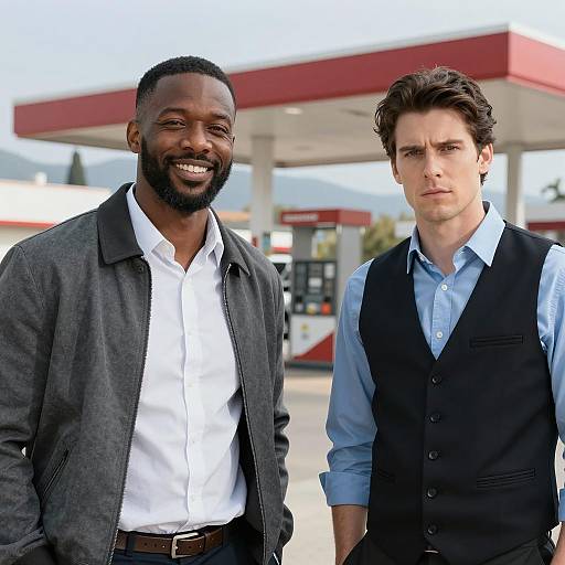 Contrasting Expressions at a Gas Station