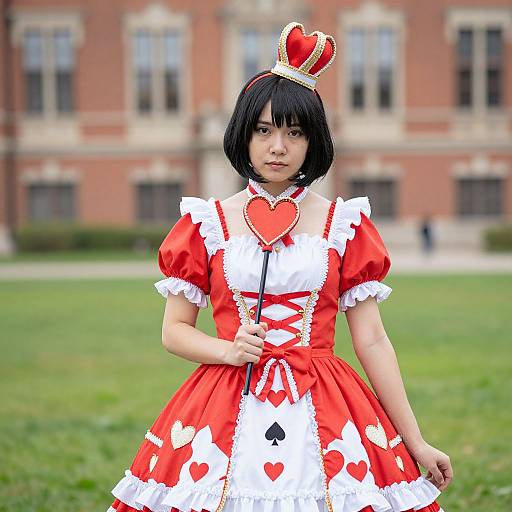 Cosplay Queen with Heart Wand
