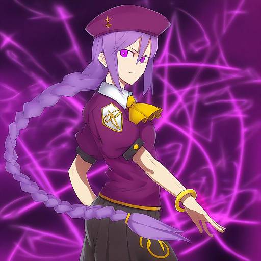 Illustration of Sion eltnam atlasia, tsukihime in the style of Sakurai energy