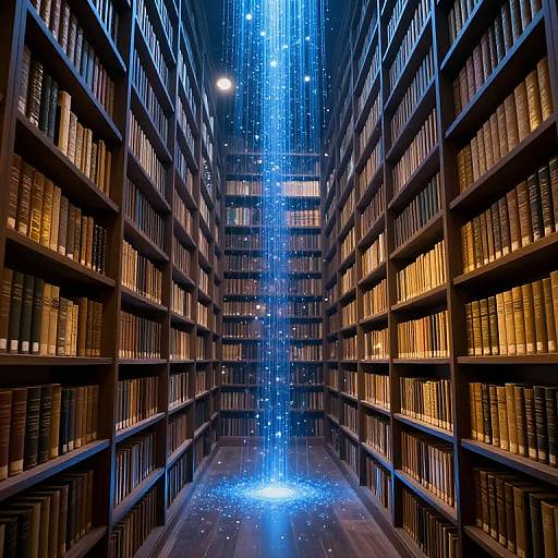 Ethereal Celestial Library Aisle