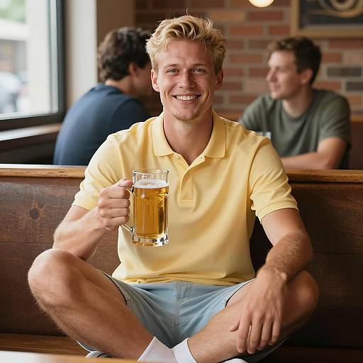 Casual Beer Vibes in a Cozy Setting