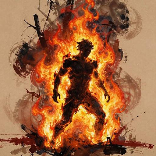 Symbolic Immolation in Nature Fusion