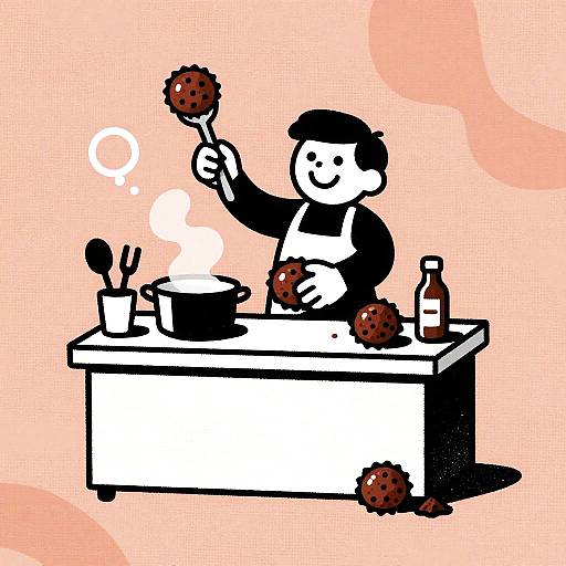 Whimsical Chocolatier Linen Print