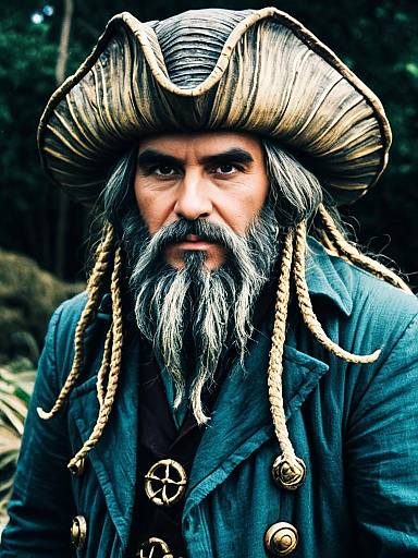 Realistic Davy Jones Cosplay Portrait