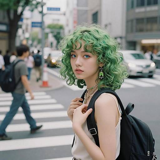 Elegant Portrait of a Faerie Girl in Tokyo