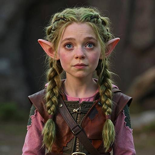 Mischievous Female Goblin Portrait