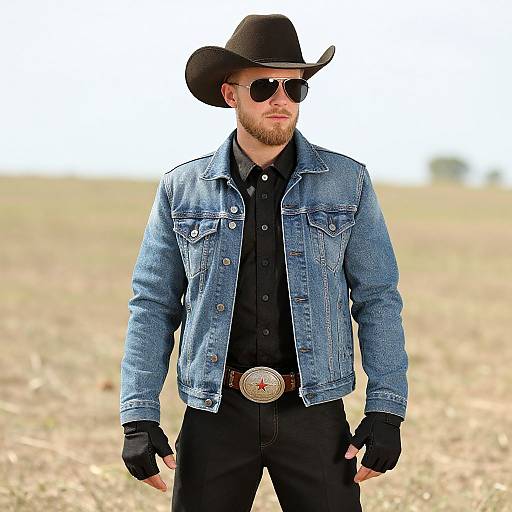 Rock Star Cowboy Costume Outfit