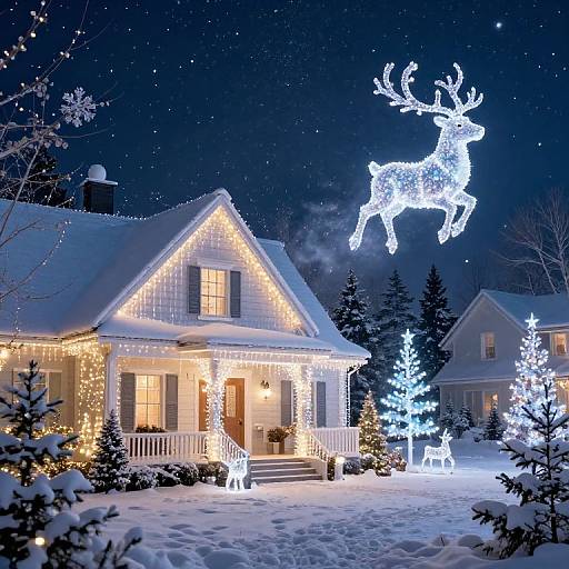 Magical Winter Wonderland Home Display