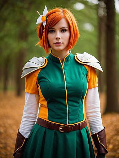 Lifestyle costume photo of Gwen tennyson. Cosplay clothes