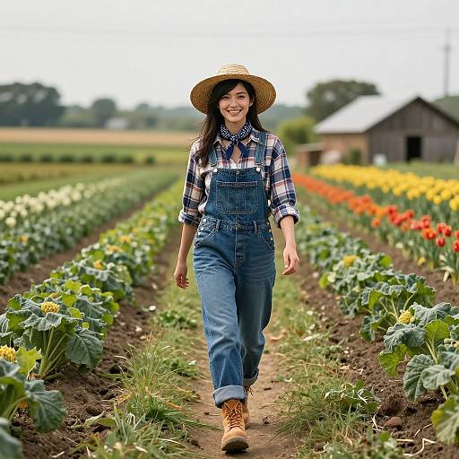 Cozy Countryside Farmstead Portrait