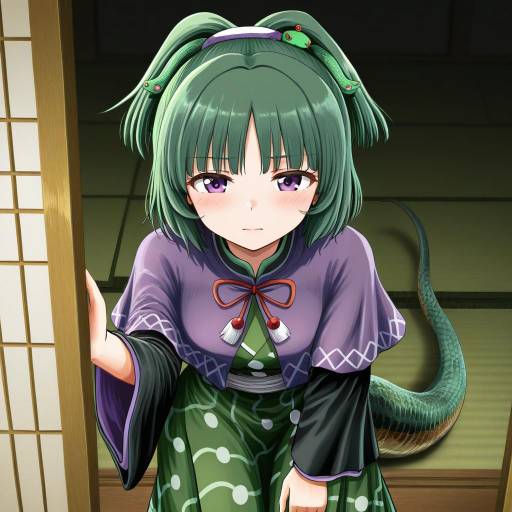 Illustration of Adagumo no saragimaru, len'en in the style of Bomber grape